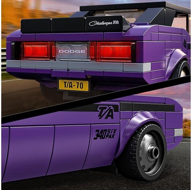 LEGO Speed Champions 76904 Mopar Dodge//SRT Top Fuel Dragster и 1970 Dodge Challenger T/A