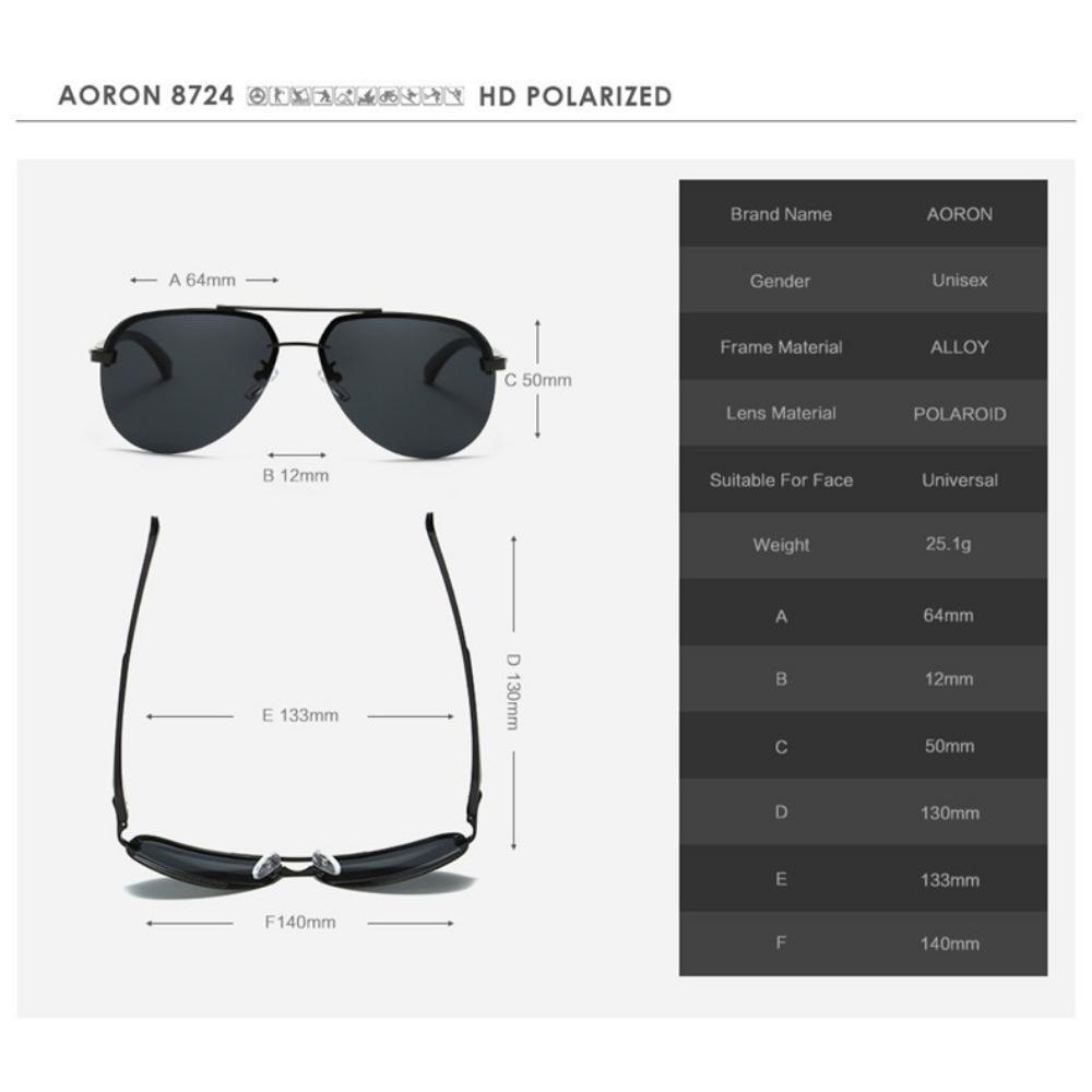 aoron Light Sunglasses Men and Women Sunglasses Toad Glasses