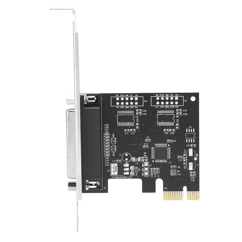 PCI Express Card 25 Pin PCIe Parallel Expansion Board for Desktop Computer Printer Port