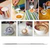 Stainless Steel Coffee Drawing Art Espresso Cappuccino Decorating Needle Pen