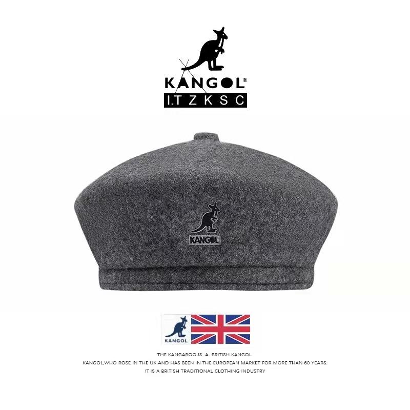 Hat, Kangaroo Pumpkin Hat, Wool Newsboy British Men and Women Casual Brimless Landlord Yuppie Painter Hat Tide
