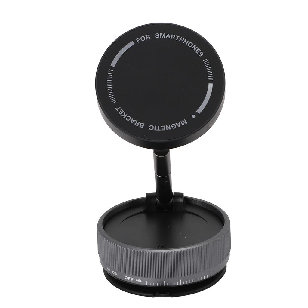 Car Phone Mount Folding Angle Height Magnetic Multifunctional Phone Mount with Vacuum Suction Cup