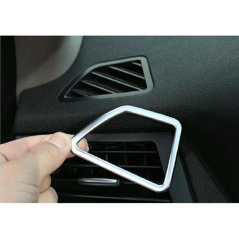 Matte Silver For BMW X5 X6 E70 E71 08-2013 Dashboard Side Outlet Vent Cover Trim