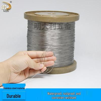 Plastic-Coated Stainless Steel Wire Rope, 304 Grade, 1-8mm Thickness for Clothesline