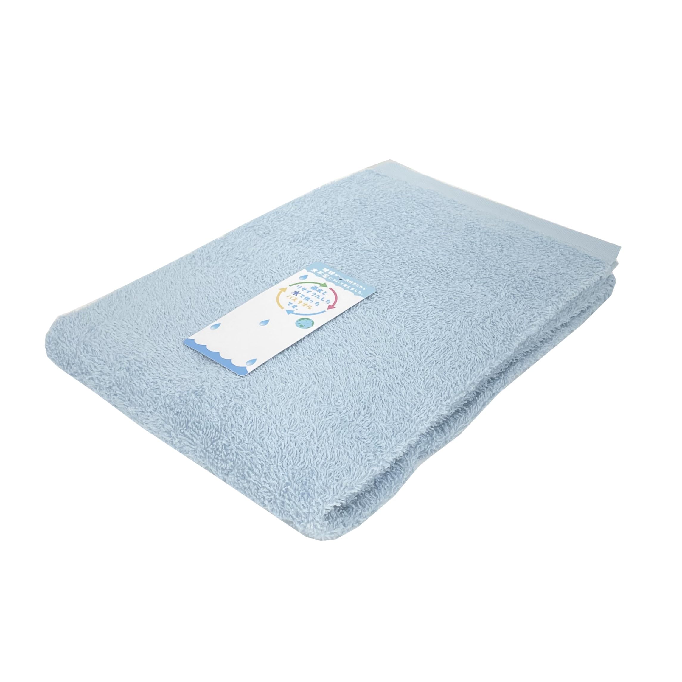 Hayashi Bath 60 x 120 Terra Color BN602401 Towel, Approx. cm, Eco-friendly Blue,