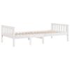 Vidaxl Children's Bed Without Mattress, White, 90X190 Cm, Pine Wood