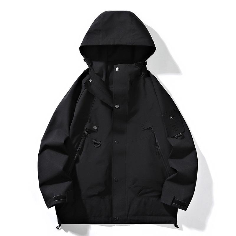 Trendy Large Size Three-proof Jacket Spring and Autumn New Mountain Style Jacket Outdoor Sports Mountaineering Jacket Couple Jacket