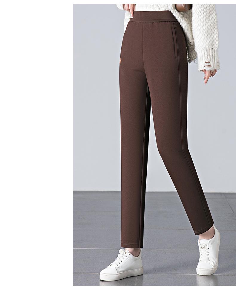 Women's Elastic High Waist Harem Pants - Versatile, Slimming, and Stretchy for Spring 2025