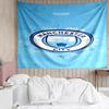 Manchester City Football Club Tapestry for Bedroom Aesthetic Classroom Tapestries Wall Hanging for Living Room Dorm Office,Ideal Creative Gift