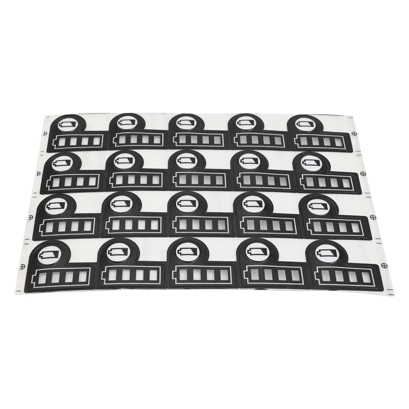 20PCS Battery Capacity Stickers BL1830 BL1430 Suitable for Replacement on For 18V 14 4V Lithium Battery Indicator China Mainland