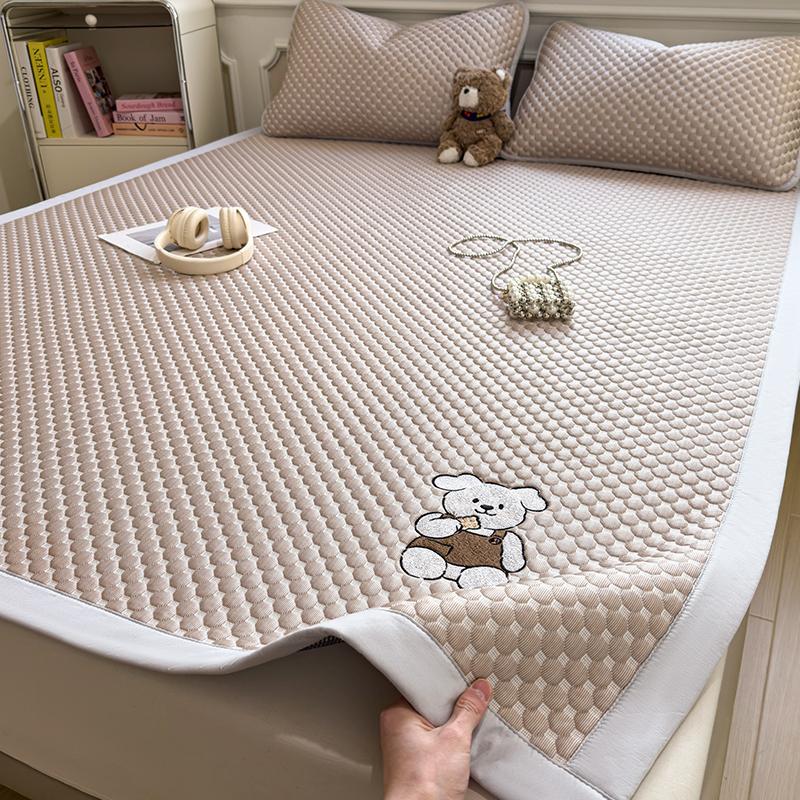 Ice Bean Cold Mat, Ice Silk Mat, Household Single Student Dormitory Bunk Bed, Dormitory Adult Bedsheet Style Mat
