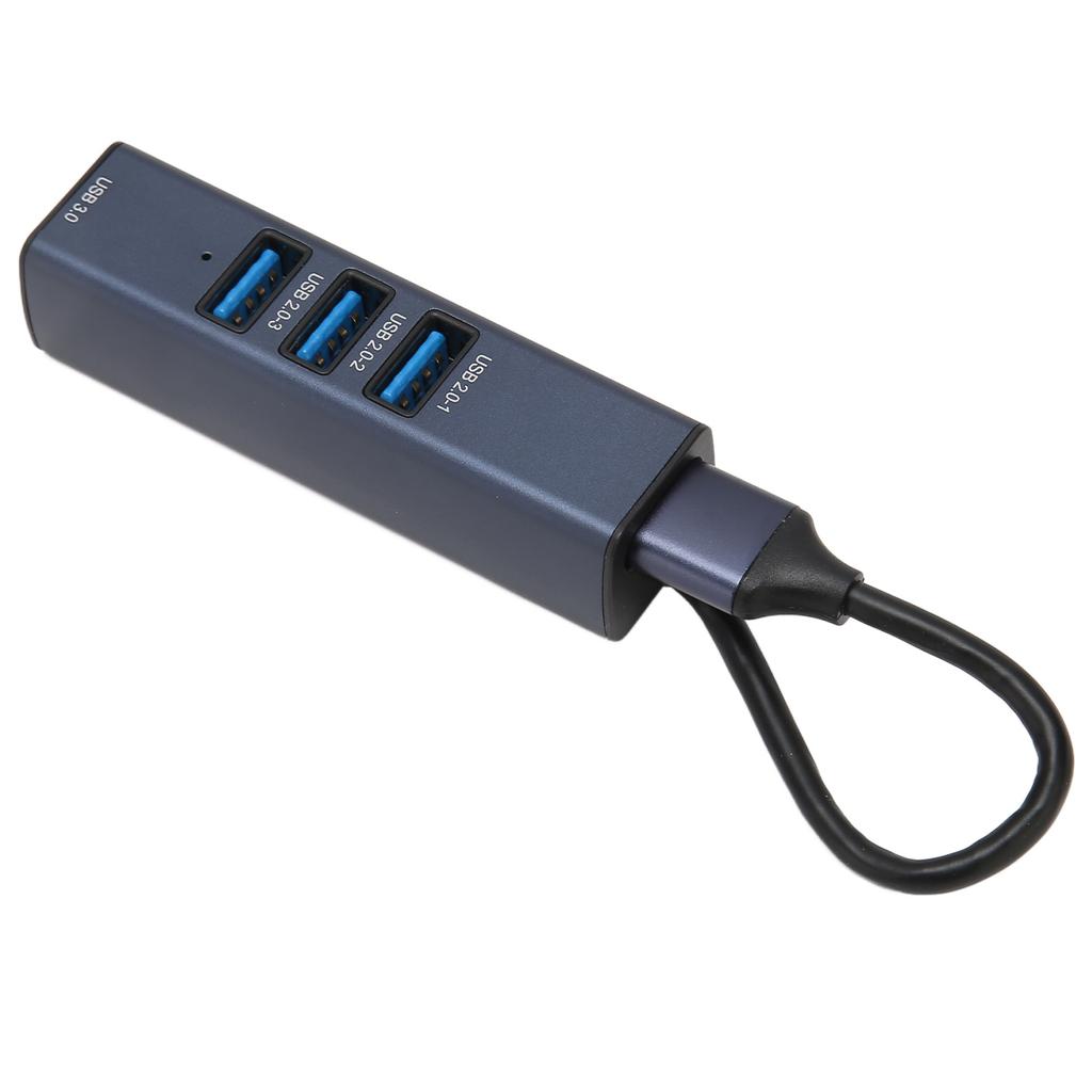 4 Port USB Hub 5Gbps Hot Swappable USB Multiport Adapter with Storage Hole for Laptop PC Flash Drive for XBOX for PS4