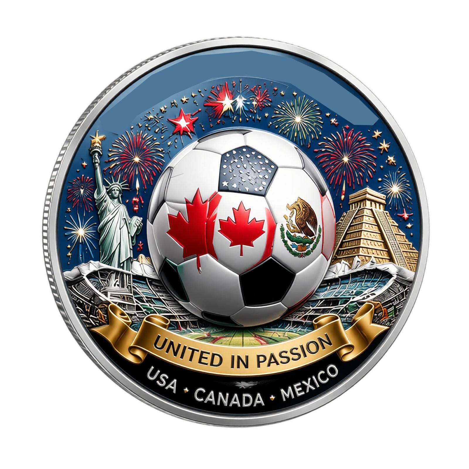 Commemorative Collectible for Soccer Fans One Size