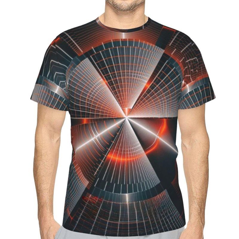 

Футболка с абстрактным принтом для пары, мужская 3D футболка, забавная футболка с коротким рукавом, футболка с круглым вырезом, модная повседневная брендовая 6XL XS