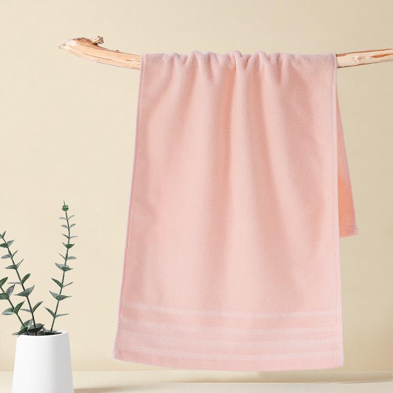 Gaoyang Dickes Reines Baumwoll-Weiches Wasserabsorbierendes Handtuch, Einfarbig, Erwachsenen-Waschlappen