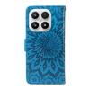 For Xiaomi 17 Leather Wallet Case Sunflower Imprinted Phone Cover