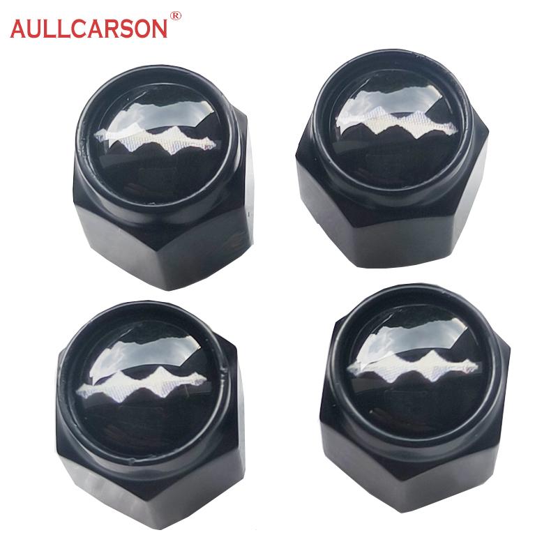 

For BYD Formula Leopard 5 Titanium 3 Leopard 8 Metal Black Car Wheel Tire Air Valve Caps Stem Cover With Brand Accessories