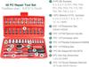 46pcs Multi-Functional Auto Repair Wrench Set Universal Manual Tool Box Small Hand Tools Including Socket Set