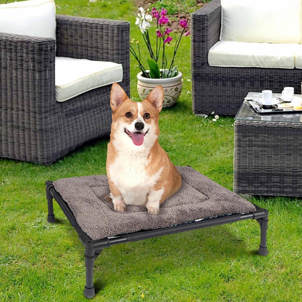 Outdoor Dog Bed Portable Breathable Dog Cot For Camping Or Beach Off The Ground Moisture-proof Detachable Pet Bed