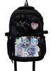 College Style Transparent Backpack With Nylon For School And College Students