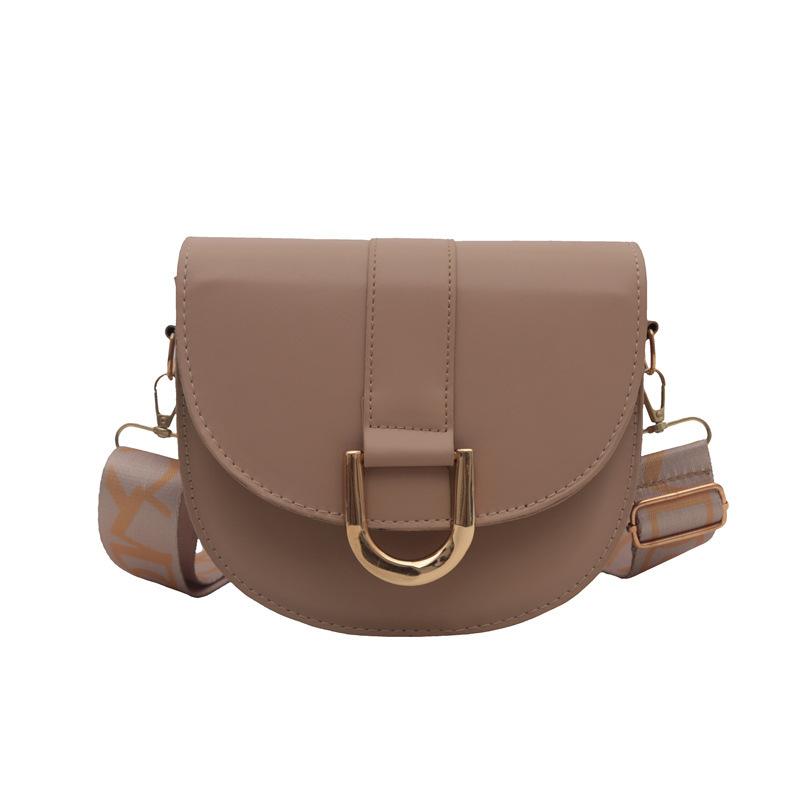 Small Bag Women's Autumn Simple Women's Bag 2025 New Trendy Fashion Messenger Bag Foreign Style One Shoulder Underarm Saddle Bag