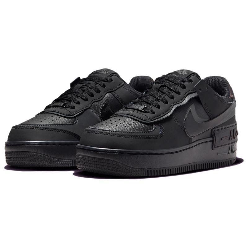 Nike Air Force 1 Shadow Triple Black Women's Sneakers FB7582-001