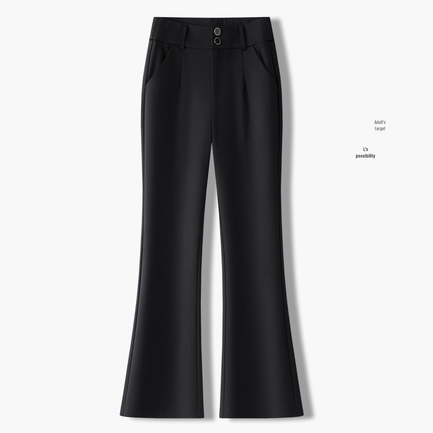 

Women s Trendy High-Waisted Micro-Flare Slimming Pants for Spring/Autumn 2026 L / 28 (105-115 jin)