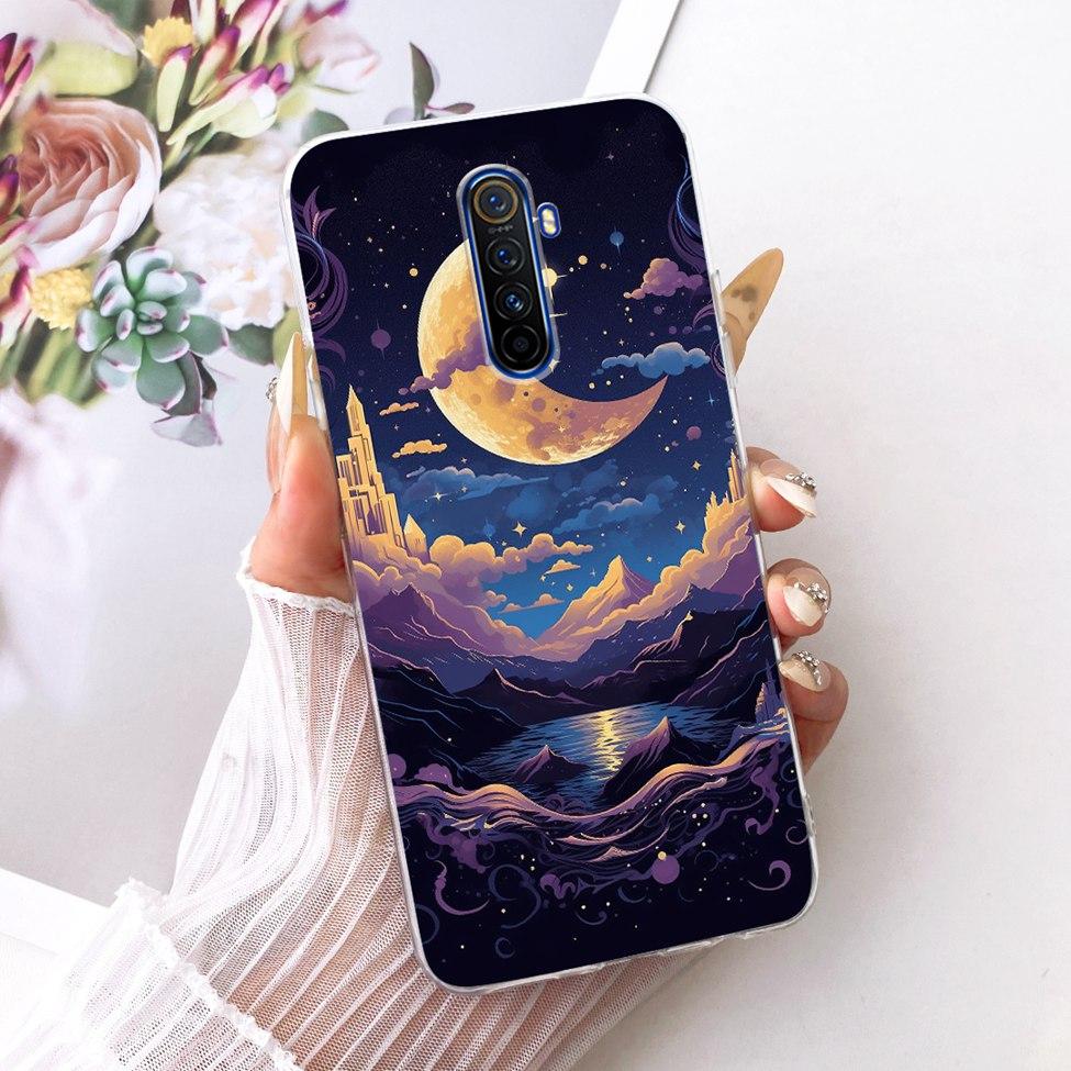 Clear For Realme X2Pro RMX1931 Casing For Realme X2 Pro Case Luxury Fashion Butterfly Funny Cute Painted Cover