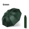 115cm/45.28inch Fashion Simple Umbrella Strong Windproof All Weather Umbrella Large Size 10 Bone Men's Business Umbrella