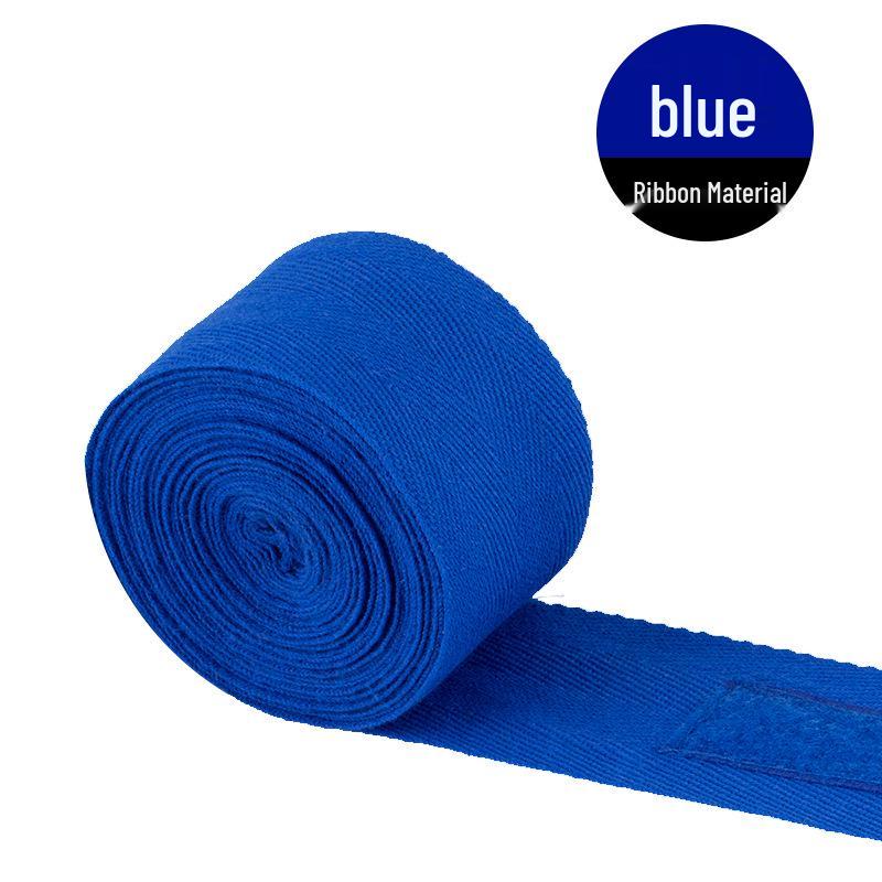 

3м Хлопковый Впитывающий пот кистевой бинт: Защитный боксерский и спортивный бинт 5m Pair синий