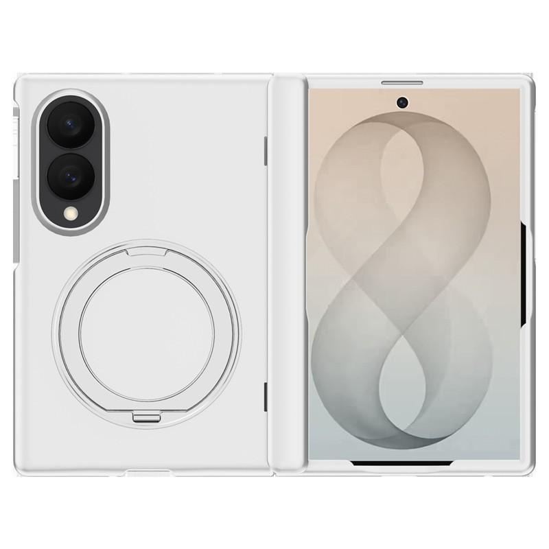 Custodia Magnetica per Telefono con Cavalletto Rotante a 360° Galaxy Z Fold8 Fold7 Guscio Rigido in PC Antigraffio Antiurto