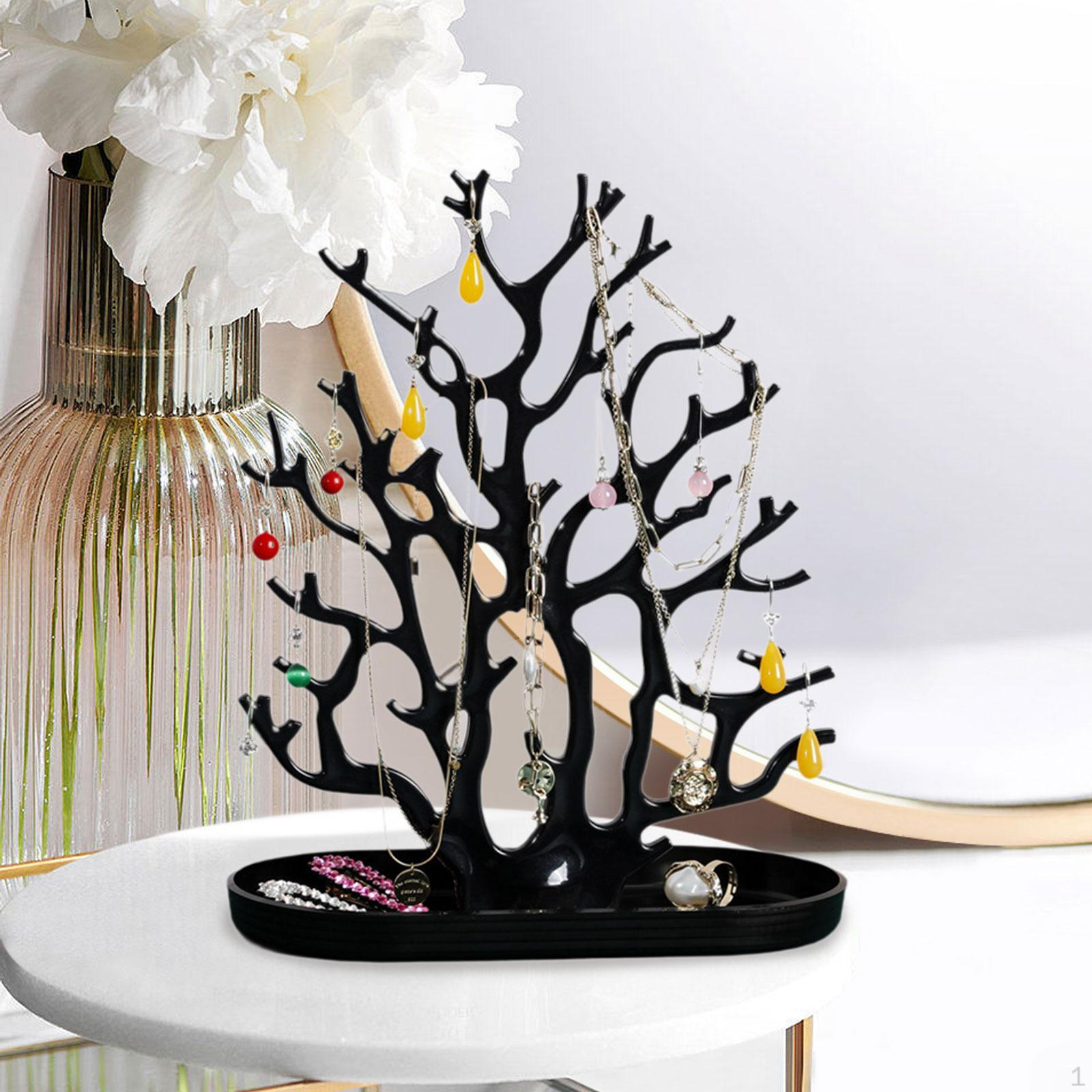 

Стойка Ювелирный лоток Современное украшение Хранение Подставка для дисплея Серьга для браслета чёрный