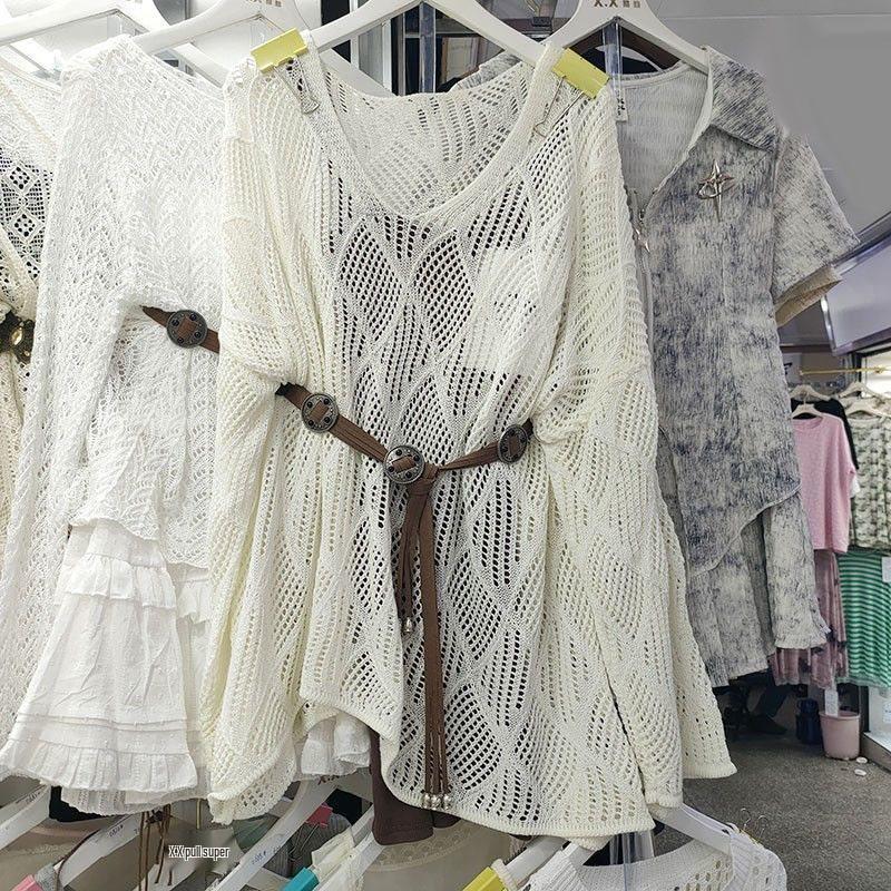 

Женский осенний вязаный кардиган с ажурным узором XL for 60-65 kg