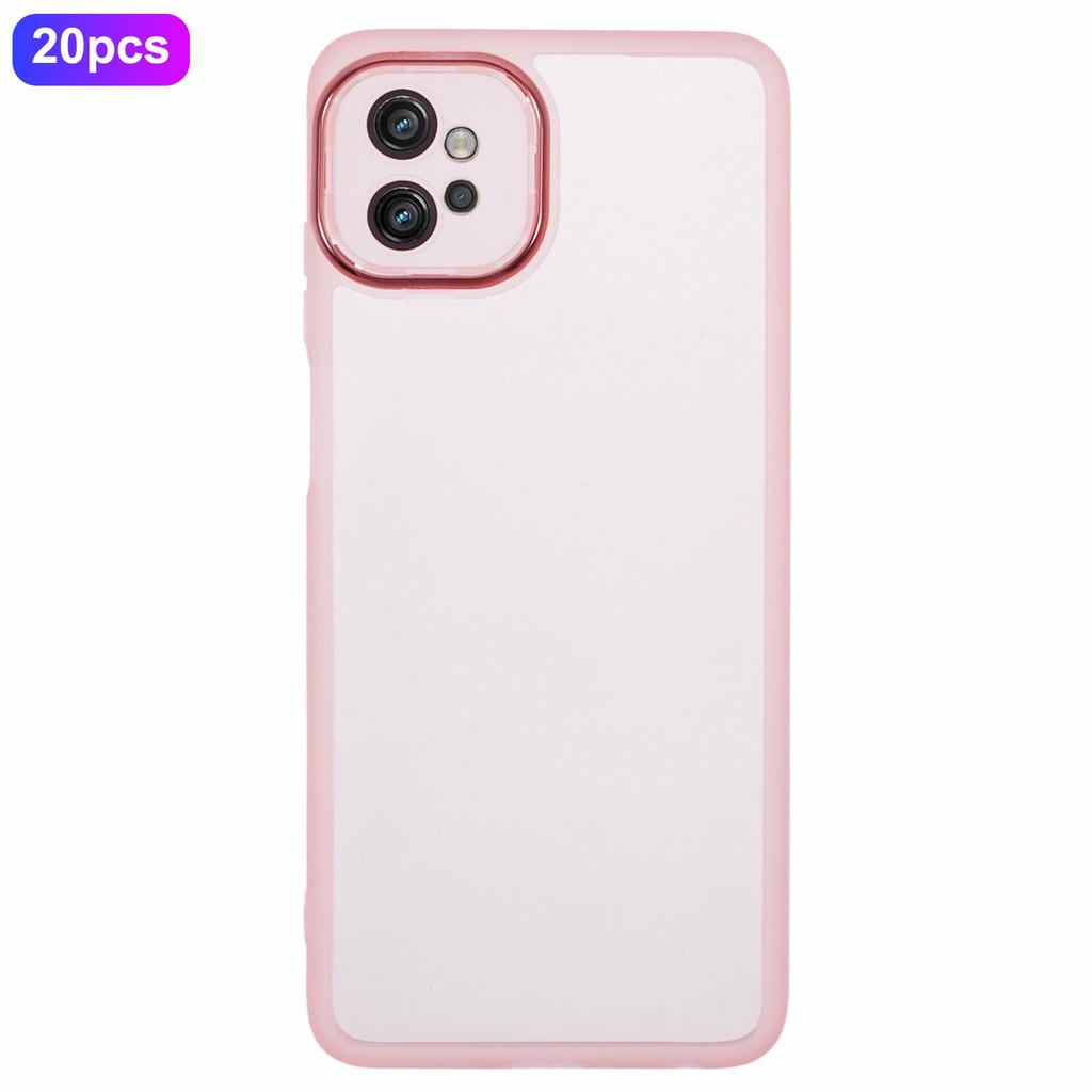 Bulk Purchasing 20Pcs For Motorola Moto G32 4G Case Electroplated Camera Frame TPU Phone Cover Precise Cutouts