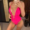 DIY Long Strap Wrap Around One Piece Swimsuit Women Swimwear Female Glitter Sparkling Bather Bathing Suit Lady Monokini