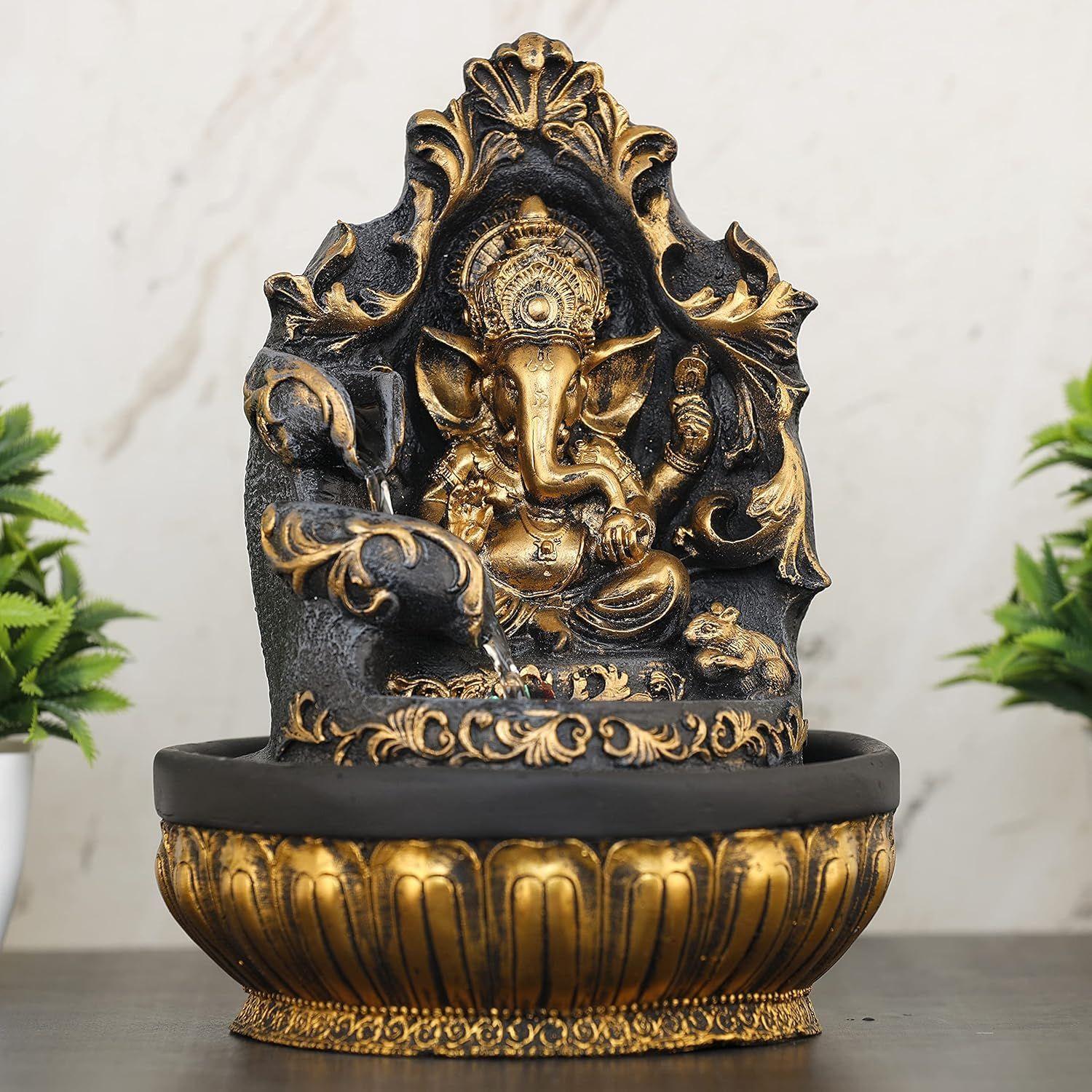 

Столешница из полирезины, комнатный/уличный водопадный фонтан со светодиодной подсветкой, домашний декор, украшение, подарочные товары