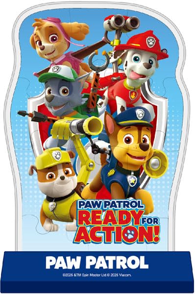 Ensky Paw Patrol Ready for x cm Capsule Standee Jigsaw Puzzle 009 Action! 13.7 8.9 12-Piece CC-ST