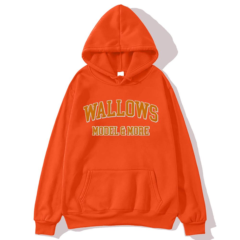 Wallows Model and More Hoodies Music Album Sweatshirts Unisex Long Sleeve Pullover High Street Women Men Loose Clothing