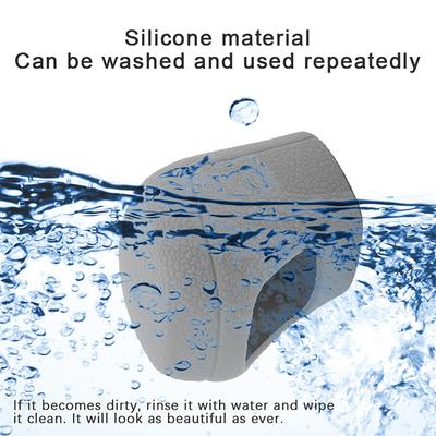 Car Silicone Automatic Gear Shift Knob Cover Antislip Shifter Knob Univeral Fit Shifter Handle Automatic Gear Handle Sleeve