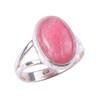 Natural Rhodochrosite Gemstone Handmade 925 Solid Sterling Silver Ring S.6 R5v18
