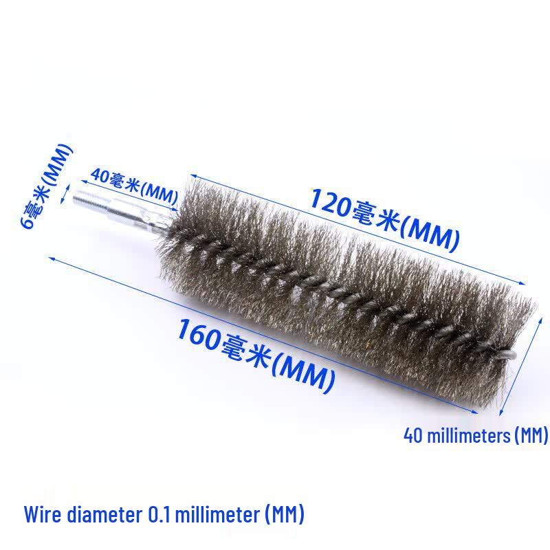 Diannan Extended Stainless Steel Wire Pipe Brush