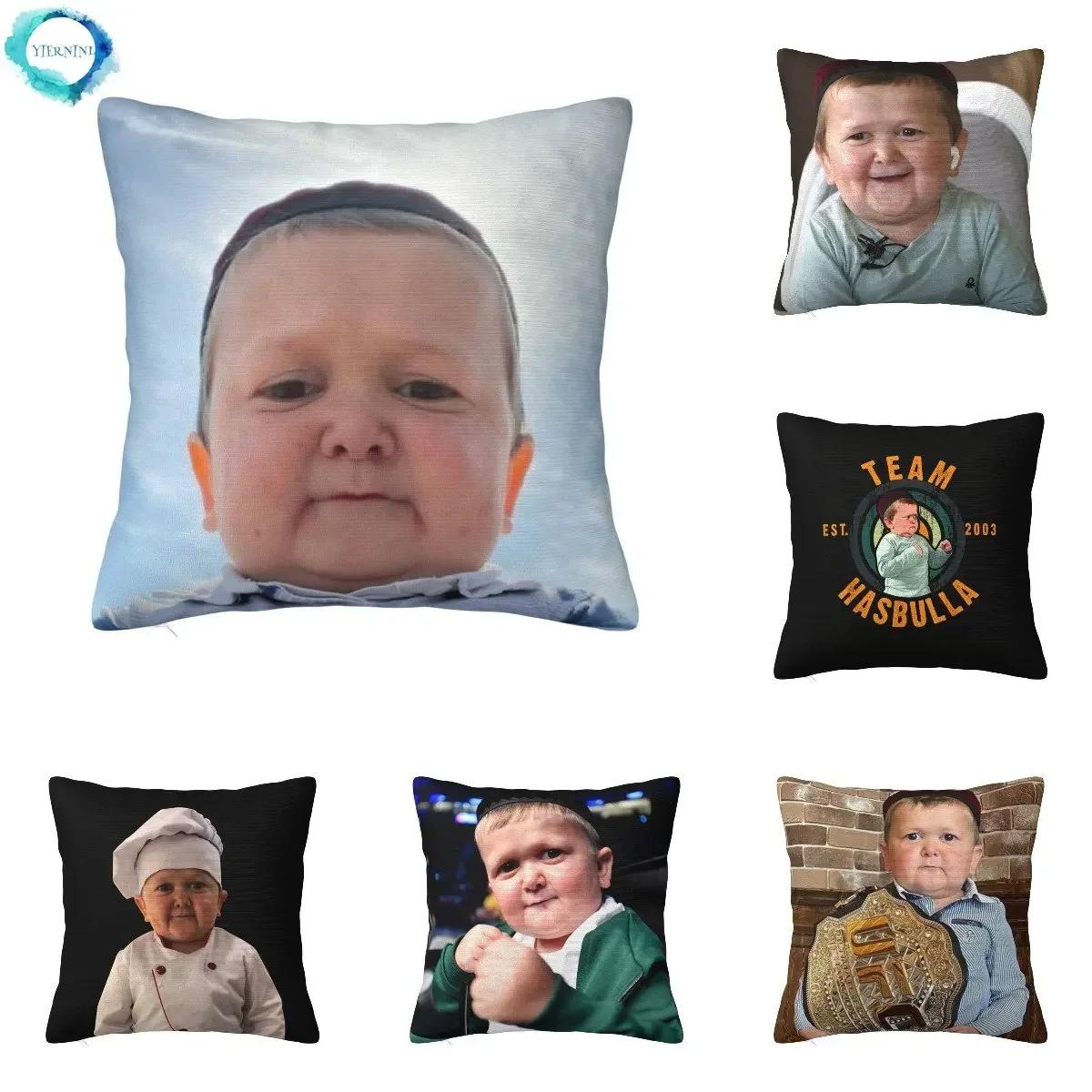 Monika Chen Unisex Funny Hasbulla Magomedov Throw Pillow Case Square Pillow Case Cushion Cover 45X45cm Throw Pillow Cover Decorative Pillowcase