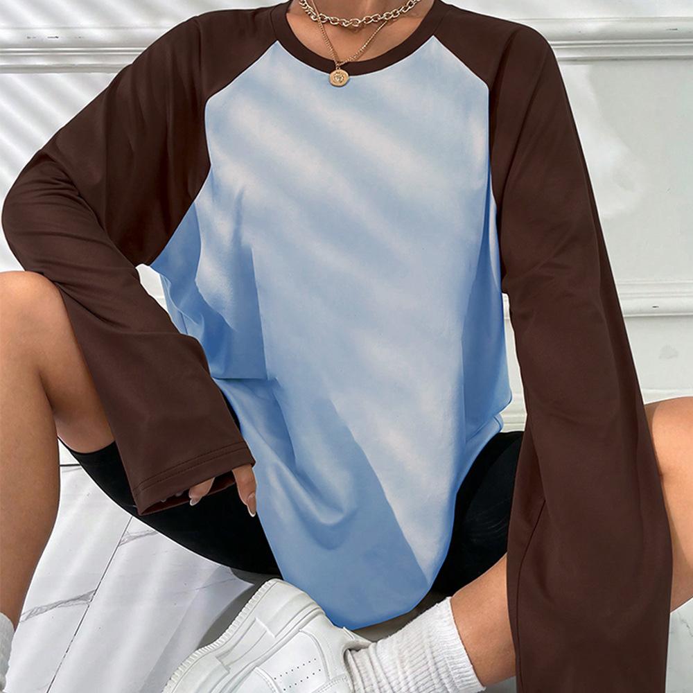 

Новая женская одежда ретро повседневная сексуальная повседневная мода темпераментная деловая рубашка с длинными рукавами толстовка с капюшоном XL темно-коричневого