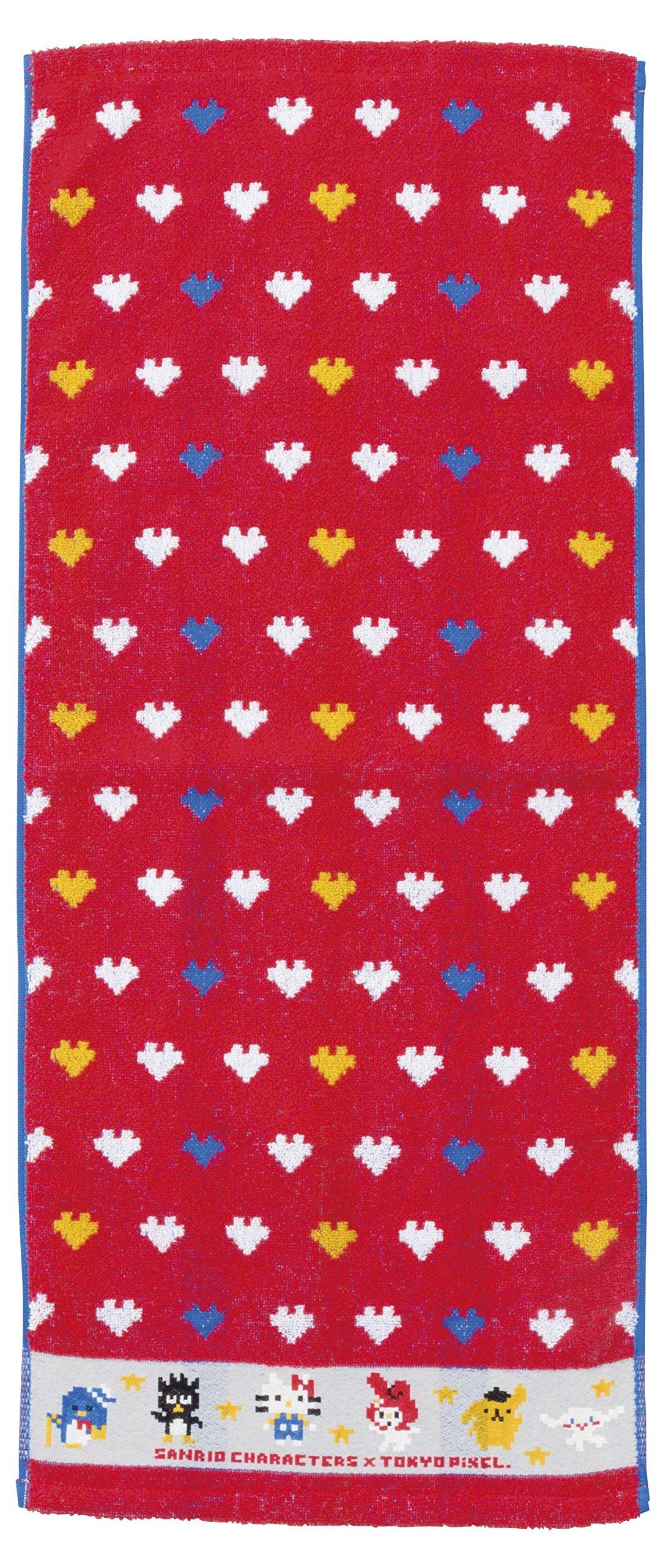 

Marushin Sanrio x TOKYO Heart Лицо в пикселях 34 x Хлопковый жаккардовый продукт 3005027000 PiXEL. Полотенце, 80см, 100% Полотенце, Номер