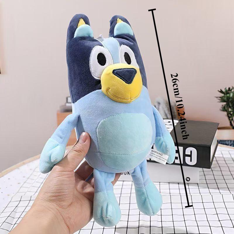 Peluche Blueyed Dog Family Plush Toys Cartoon Dog Soft Stuffed Animals Doll Christmas Gifts Family Blue-Y !