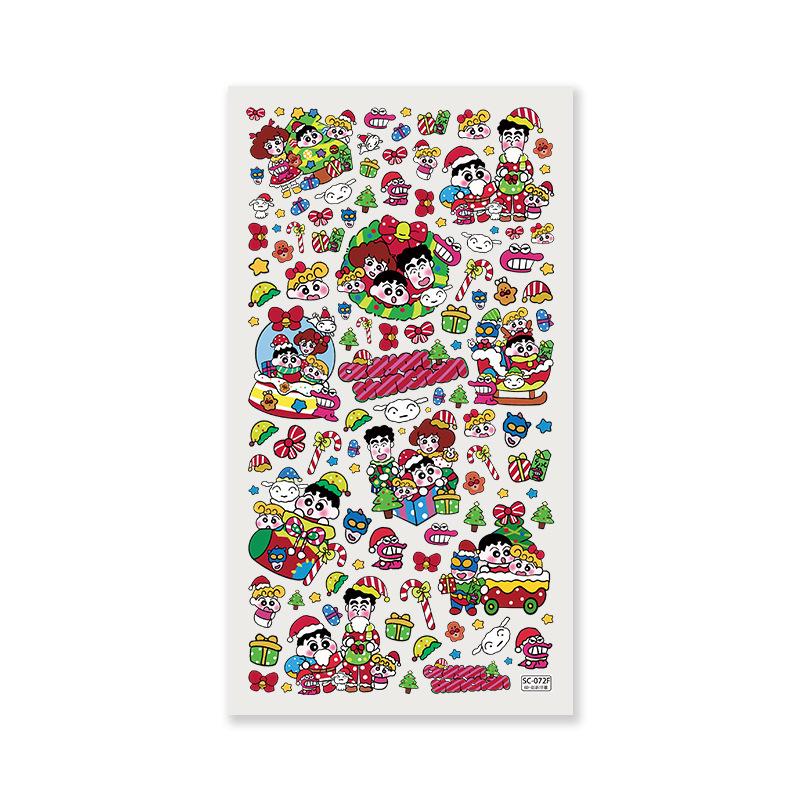 Sky Original Crayon Shin-chan Christmas Sticker & Konoha Pen Holder Cup Combo