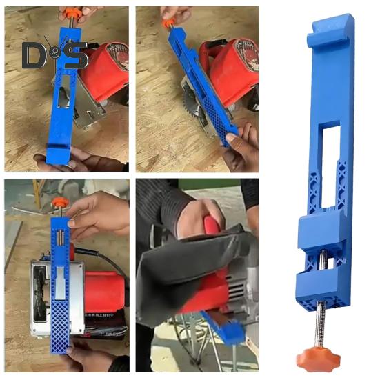 1/2Pcs Adjustable Cutting Machine Base Guide Electric Circular Saw Milling Positioning Clamp Precision Wood Cutting Guide Milling Tasks Woodworking