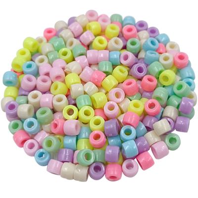 DIY Zubehör Gemischte Farbe Kreativ für Schmuck Armband Herstellung 50-200 Stück Bonbonfarbe Lose Perlen Geometrie Mode