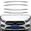 Car Front Grille Foglight Trim For Mercedes Benz A Class A180L A200L W177 AMG Line 2018- Car Fog Lamp Lights Strips Cover