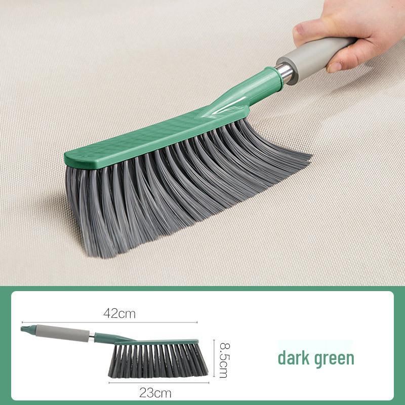 Large Soft Bristle Bed & Sofa Sweeping Brush with Long Handle for Bedroom Cleaning
